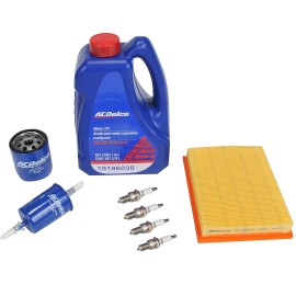 Kit Afinación Chevy 1994-2012 Aceite 20w50 Sl Multigrado Bujía  Bifurcada