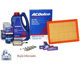 Kit Afinacion Corsa 2004-2008 Aceite 20w50 Multigrado Bujia ACDelco Bifurcada
