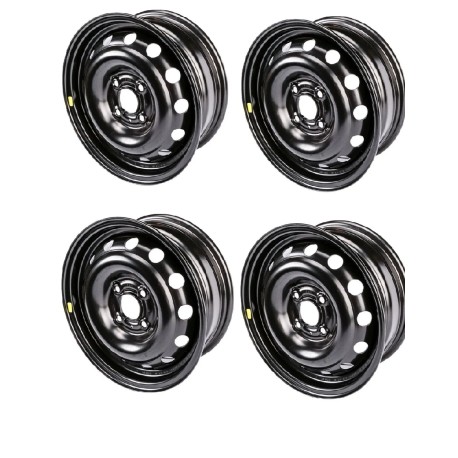 Juego De Rines Acero 14x5.5 Aveo 1.6 2009-2018 (4 Piezas)