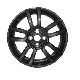 Kit 4 Rines 16 Con Tapones Silvergrey Beat Sonic Spark Aveo