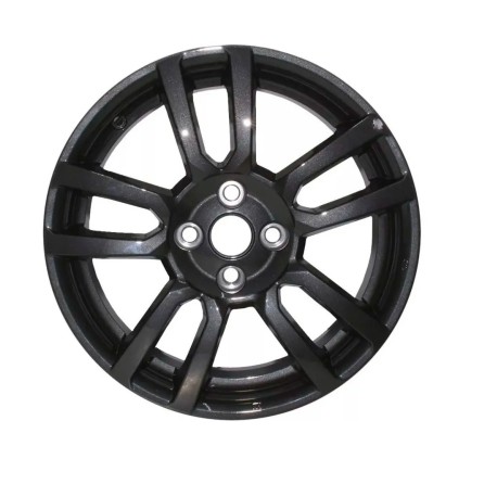 Kit 4 Rines 16 Con Tapones Silvergrey Beat Sonic Spark Aveo