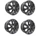 Rines Aluminio 15 Silvergrey Onix Beat Sonic Spark Aveo (4 Piezas)