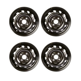 Juego de Rines Acero 13x5 Negro Chevy 1.4l 1994-2012