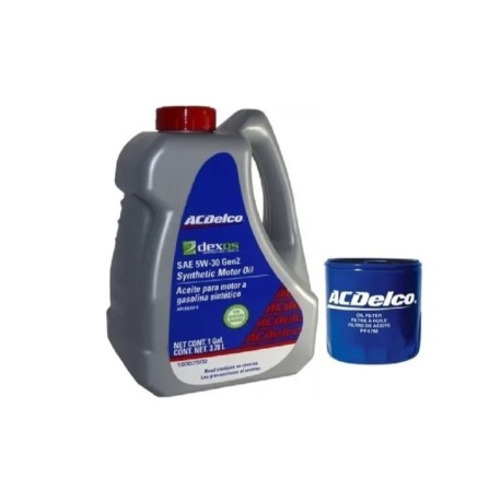 Kit Cambio Aceite 5w30 Chevrolet Aveo 1.6 2009-2017